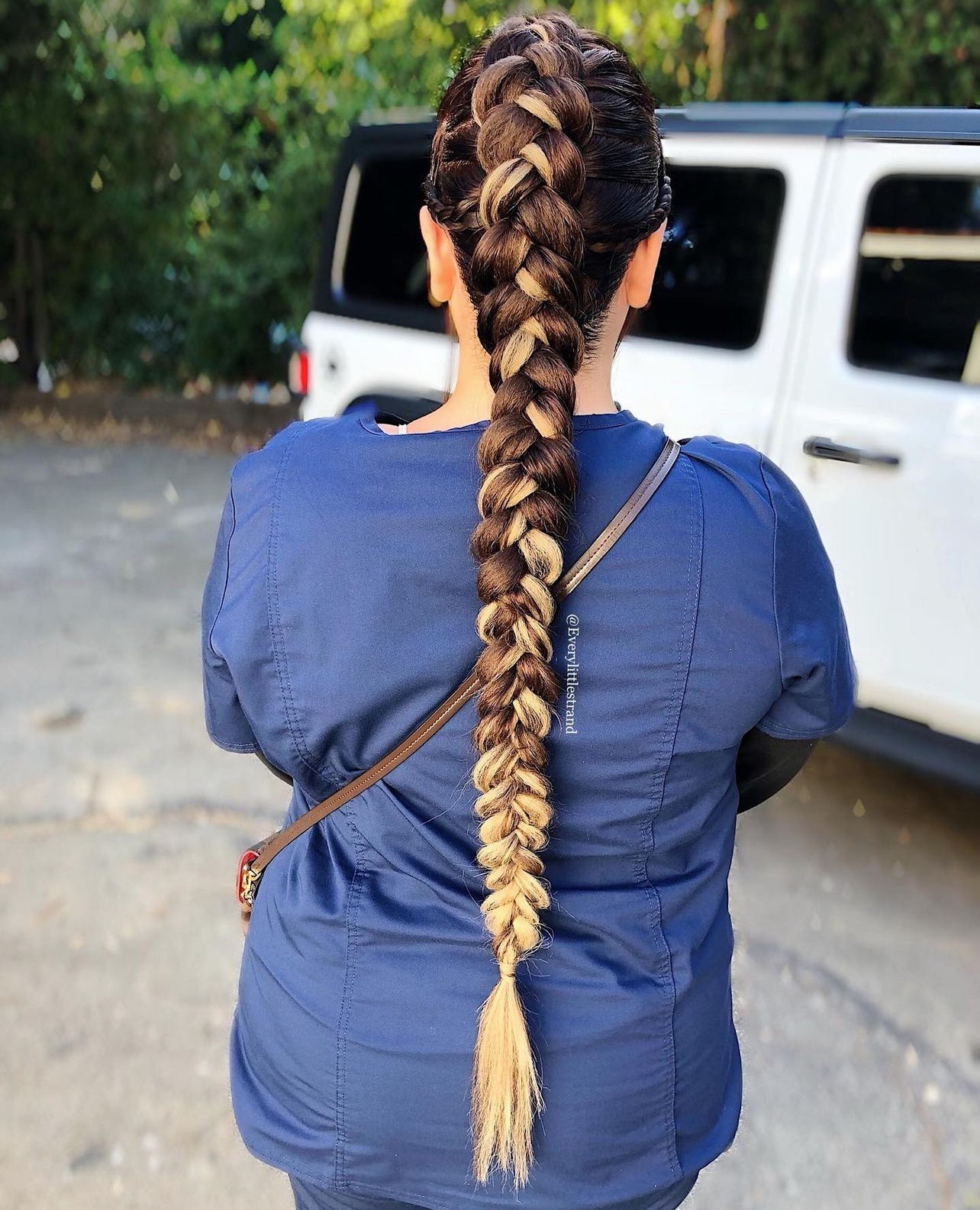 1 Braid with added extension