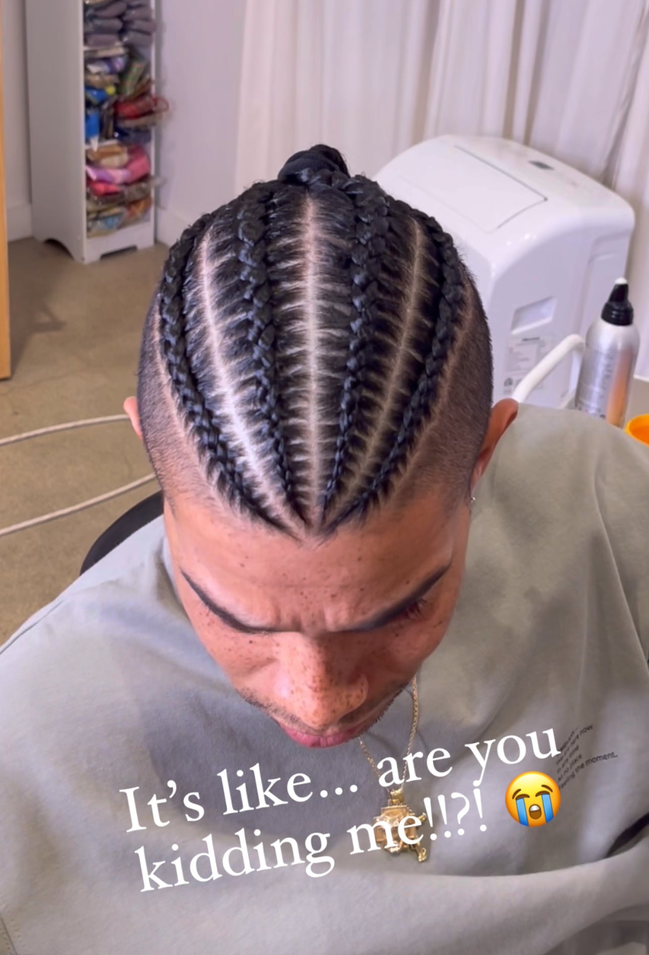 Mens - 4 Braid Cornrows