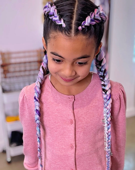 2 Braids with Hair Extensions